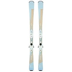 WEDZE Dámske zjazdové lyže s viazaním Boost 500 modré zelená 163 cm