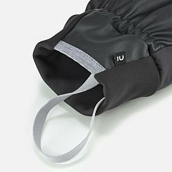 WEDZE Lyžiarske rukavice 100 Light sivo-čierne šedá L