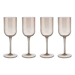 Blomus Súprava 4 pohárov na biele víno FUUM zlatisté sklo