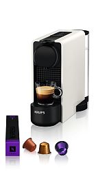 Kávovar na kapsle KRUPS Essenza Plus White & Aeroccino