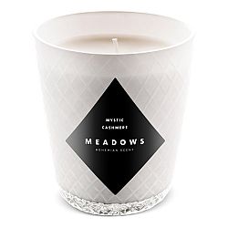 Meadows Vonná sviečka Mystic Cashmere mini biela
