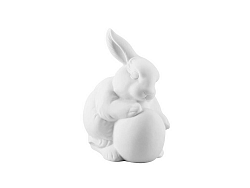 Porcelánový králik s vajíčkom Rabbit Collection Rosenthal biely 10 cm